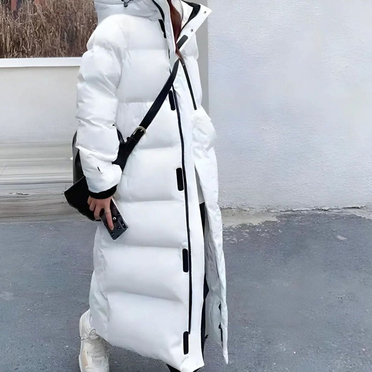 Victoria | Women's Hooded Windproof Long Puffer Jacket