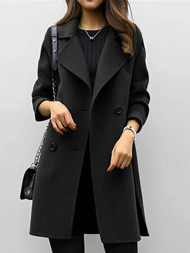 Mette | Chic Double-Breasted Overcoat
