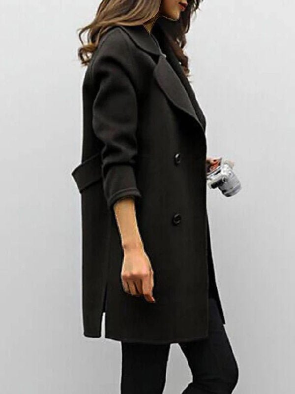 Mette | Chic Double-Breasted Overcoat