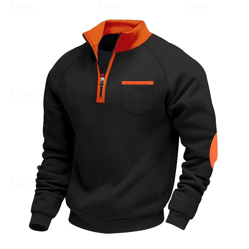 Jasper | Quarter-Zip Stand-Collar Sweater