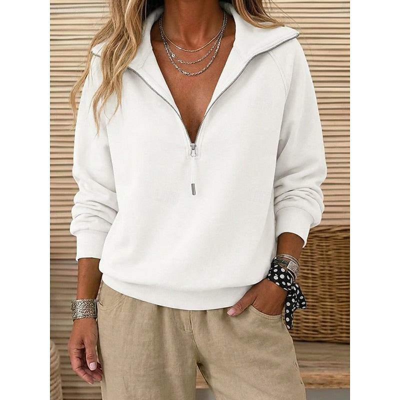 Anthea | Cozy Quarter-Zip Pullover