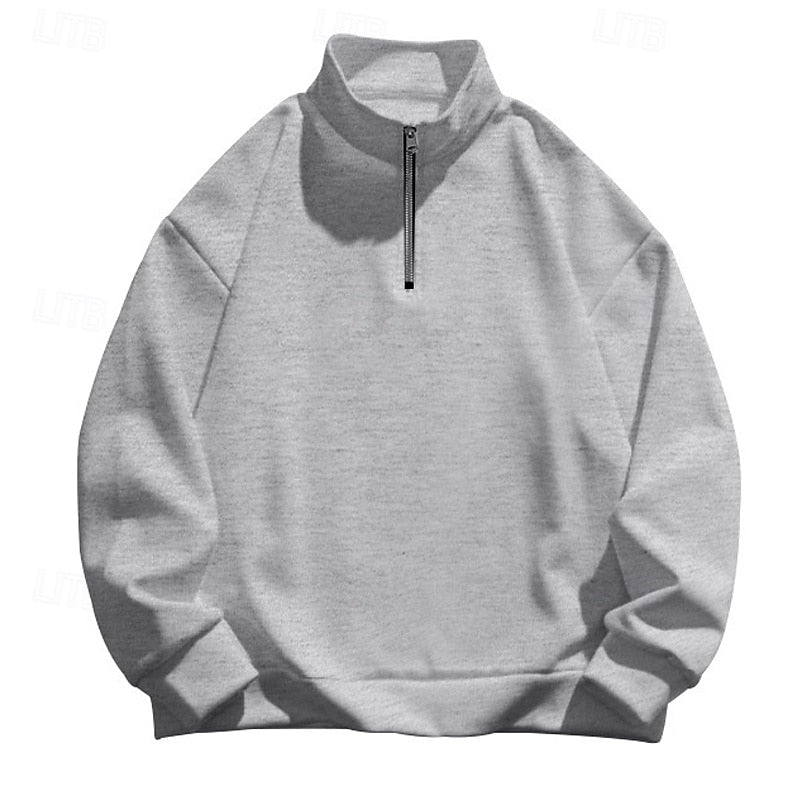 Grant | Quarter-Zip Pullover with Standing Collar
