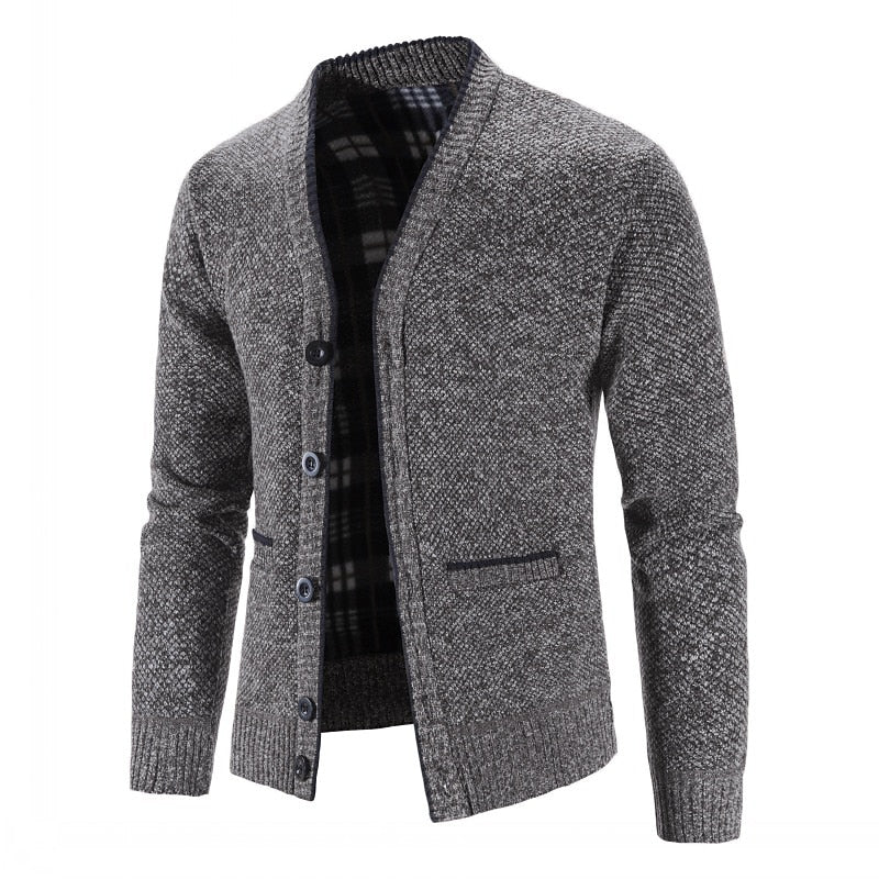 Hugh | V-Neck Textured Cardigan