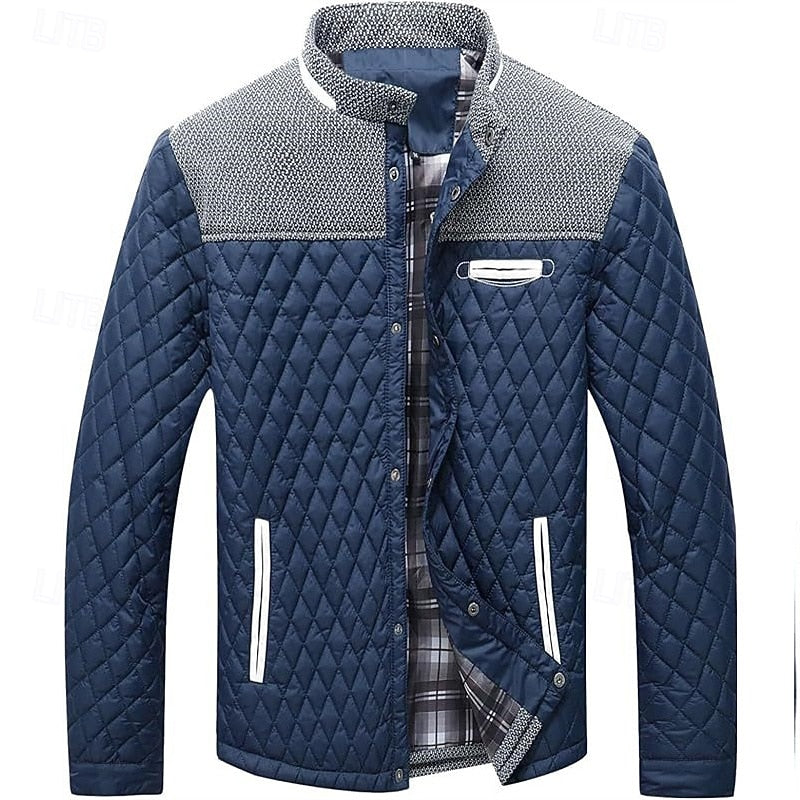 Maxwell | Quilted Stand-Up Collar Jacket