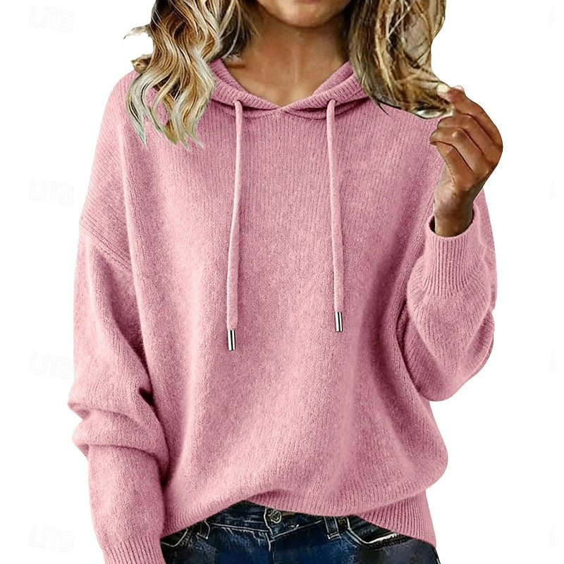 Linnea | Hooded Drawstring Sweatshirt
