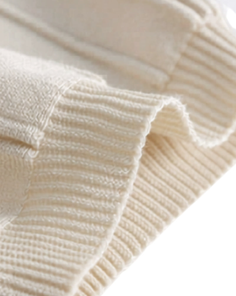 Zip-Up Polo Men Casual Daily Comfort Knitted Knit