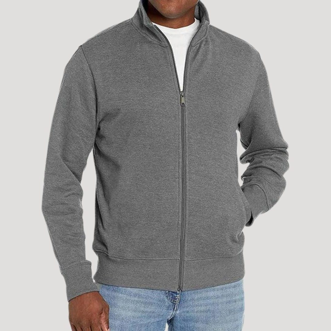 Men's Stand-Up Collar Zip-Up Gilet