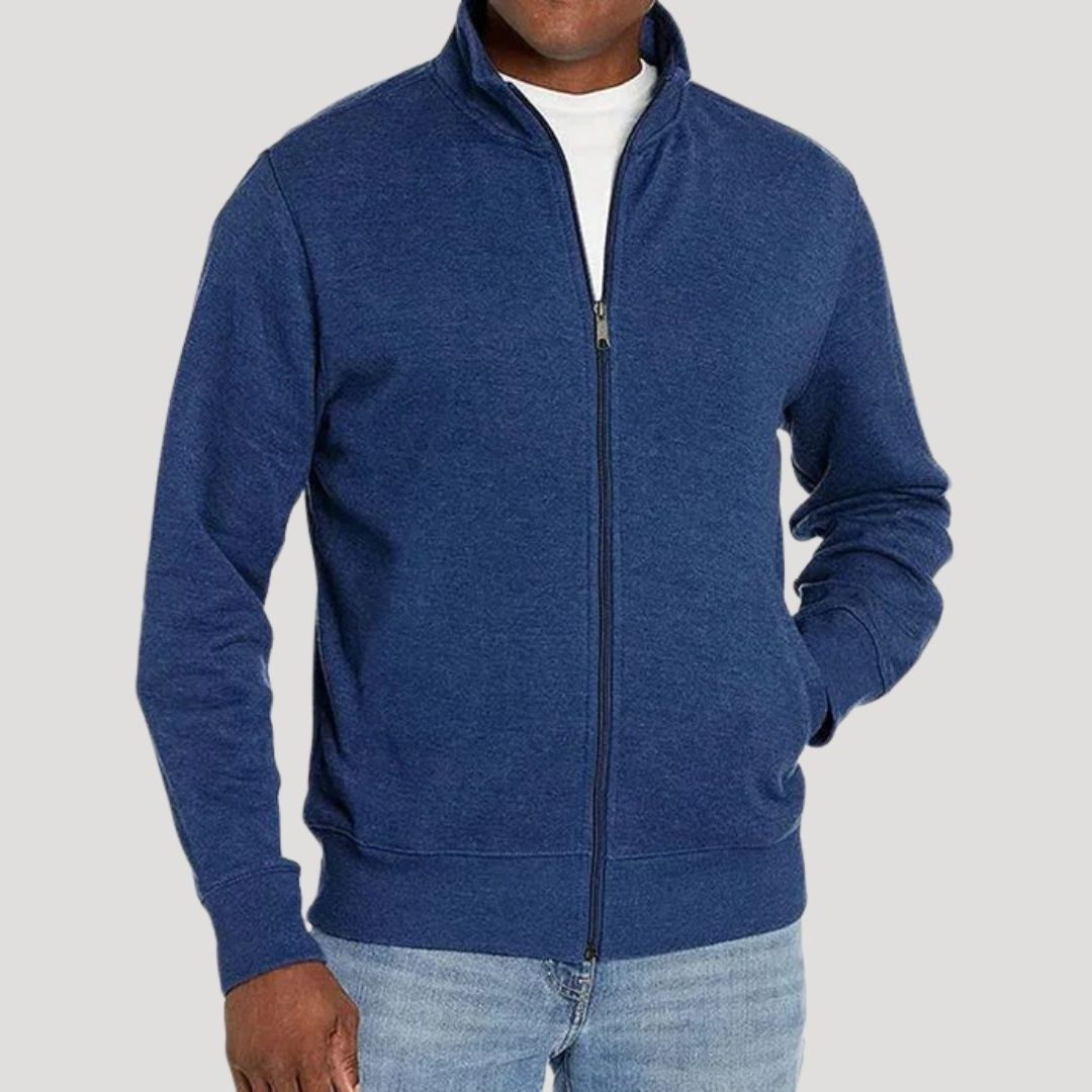 Men's Stand-Up Collar Zip-Up Gilet