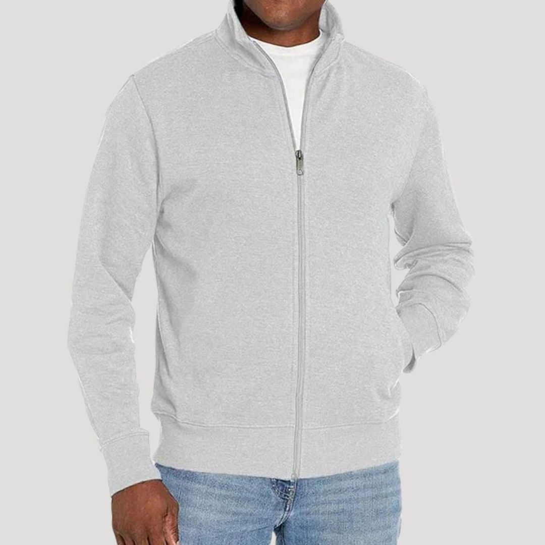 Men's Stand-Up Collar Zip-Up Gilet