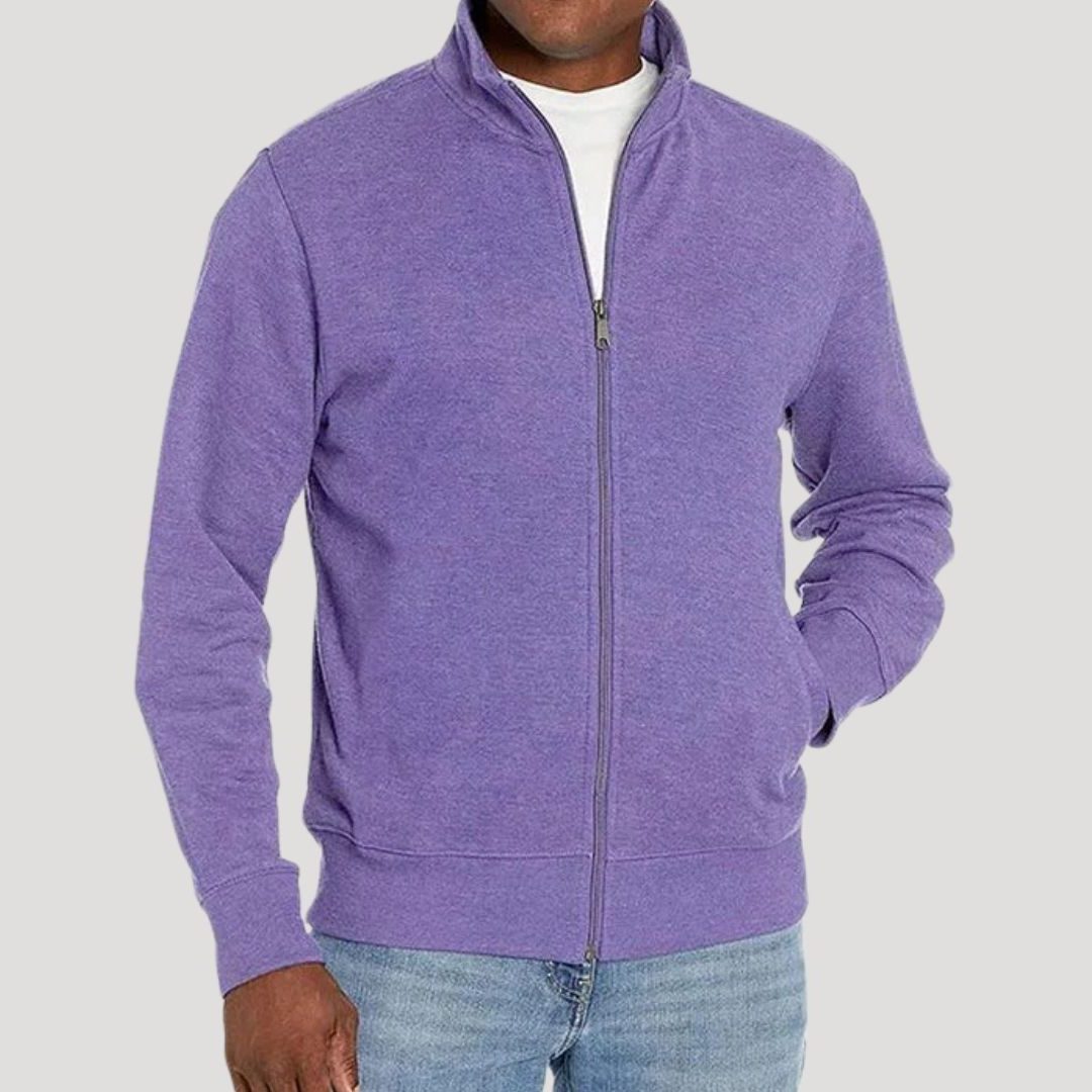 Men's Stand-Up Collar Zip-Up Gilet